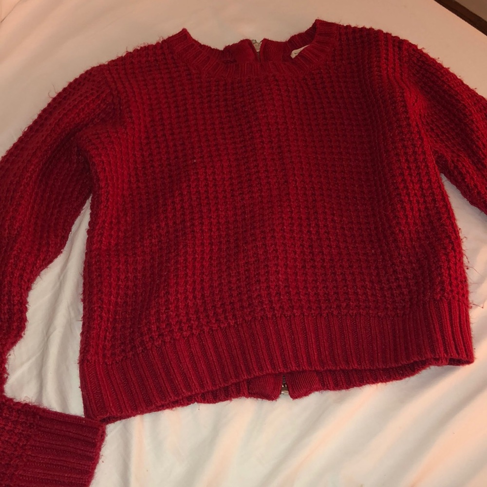 Cable knit sweater